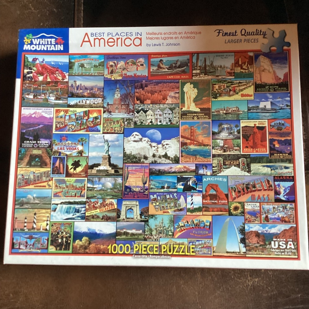 White Mountain Best Places in America jigsaw Puzzle - 1000 Pieces